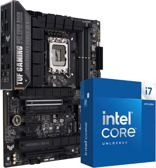 Intel Core i7-14700 K + ASUS TUF GAMING Z790-PRO WIFI - Set Intel Core i7-14700 K + ASUS TUF GAMING Z790-PRO WIFI - Set