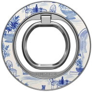 Burga Magnetic Ring Holder Silver Sobremesa - Phone holder