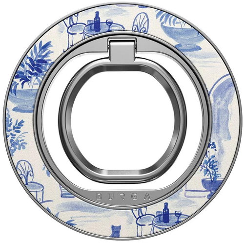 Burga Magnetic Ring Holder Silver Sobremesa - Phone holder - Main image