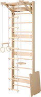 BusyKids 6in1 children's ladders with trapeze, rope, rings and swing, natural - Hayrack
