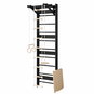 Hayrack BusyKids 6in1 children's ladder with trapeze, rope, rings and swing black - Žebřiny