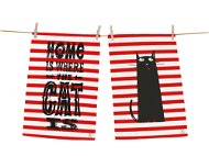 Butter Kings, set of tea towels 2pcs, HOME WITH CAT - Dish Cloth