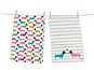 Butter Kings set of 2 pcs DACHSHUNDS IN COLOURS - Dish Cloth
