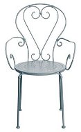 CENTURY Chair with armrests grey - Garden Chair