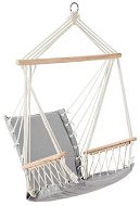 BABOON Hanging Chair with wooden armrests grey - Garden Chair