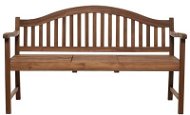 BANQUETTE Bench with folding table brown - Garden Bench