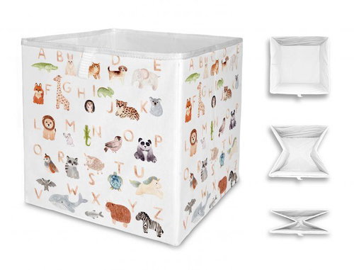 Butter Kings animal alphabet, 32 × 32 cm - Storage Box - Main image