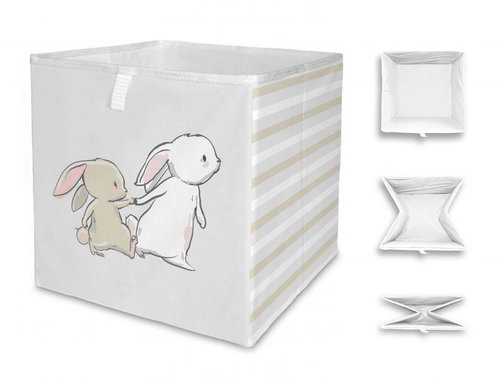 Butter Kings bunny brothers, 32 × 32 cm - Storage Box - Main image