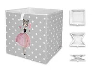 Butter Kings pink girl, 32 × 32 cm - Storage Box