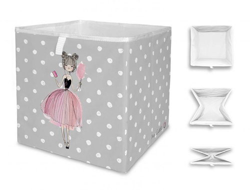 Butter Kings pink girl, 32 × 32 cm - Storage Box - Main image