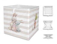 Butter Kings hugging bunnies, 32 × 32 cm - Storage Box