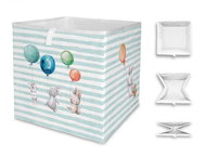 Butter Kings flying bunnies, 32 × 32 cm - Storage Box