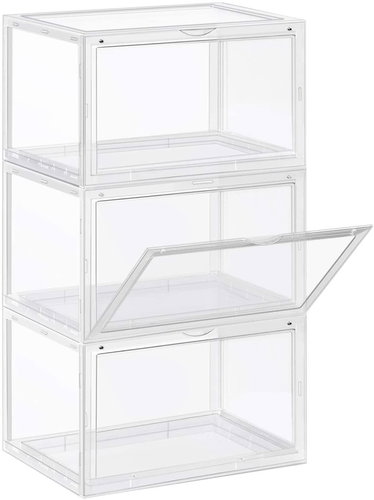 Houseland Mela white shoe organiser - 3 pieces - Shoe Rack - Main image