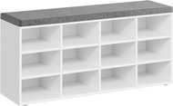 Houseland Vasagle Endersen, 104 cm, white - Shoe Rack