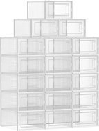 Houseland Fouras Shoe Organizer, 8 pcs, white - Shoe Rack