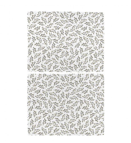 Butter Kings Mistletoe kiss placemat, 45 × 35 cm - Placemat - Main image