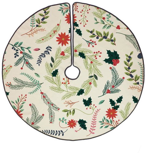 Butter Kings Mat under the tree christmas plants - Christmas Tree Mat - Main image