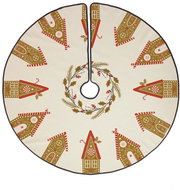 Butter Kings Gingerbread house tree mat - Christmas Tree Mat