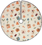 Butter Kings Coaster under the tree wrapped suprise - Christmas Tree Mat