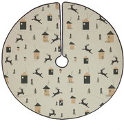 Butter Kings Jumping Deer Tree Mat - Christmas Tree Mat