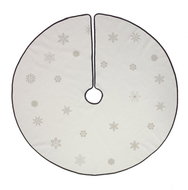 Butter Kings Placemat under the tree snowflakes - Christmas Tree Mat