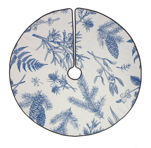 Butter Kings Placemat in the blue woods - Christmas Tree Mat - Main image
