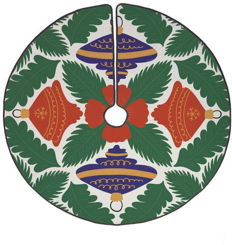 Butter Kings Placemat verry merry and happy - Christmas Tree Mat - Main image