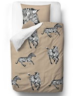 Butter Kings zebra friend 140 × 200/90 × 70 cm - Children's Bedding