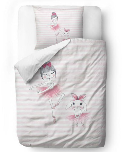 Butter Kings two ballerinas 140 × 200/90 × 70 cm - Children's Bedding - Main image