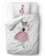 Butter Kings pink girl 140 × 200/90 × 70 cm - Children's Bedding