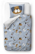 Butter Kings woof woof 140 × 200/90 × 70 cm - Children's Bedding