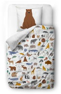 Butter Kings do you know the animals 140 × 200/90 × 70 cm - Children's Bedding