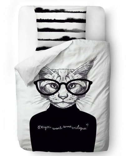 Butter Kings critique cat 140 × 200/90 × 70 cm - Bed Linen - Main image