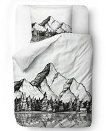 Butter Kings cabin in the mountains 140 × 200/90 × 70 cm - Bed Linen