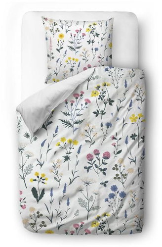 Butter Kings delicate flowers 140 × 200/90 × 70 cm - Bed Linen - Main image