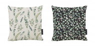 Butter Kings Set of 2 pillowcases eucalyptus branches, canvas cotton - Pillowcase