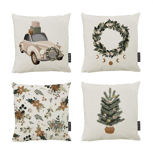 Butter Kings Set of festive mood pillowcases - Pillowcase - Main image