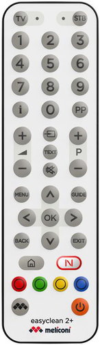 Meliconi 802110 2in1 Easy Clean - TV Remote Control - Main image
