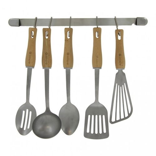 de Buyer B Bois Slotted Spatula