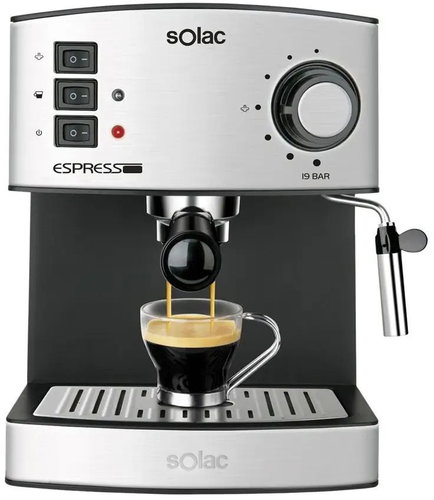 Solac CE4480 Expresso 19 Bar Inox - Lever Coffee Machine - Main image