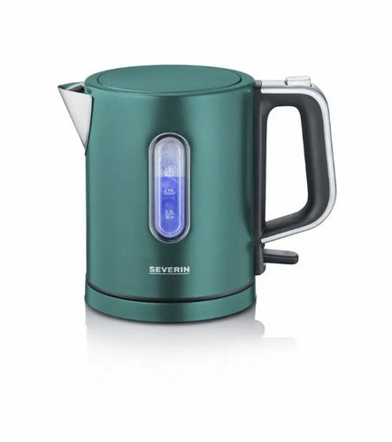 Severin WK 9269 kettle 1l, stainless steel 2200W Green - Electric Kettle - Main image