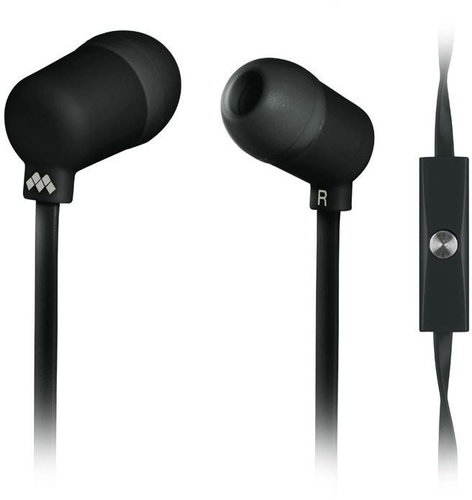 Meliconi 497448 My sound Speak Fluo in-ear headphones, black - Headphones - Main image