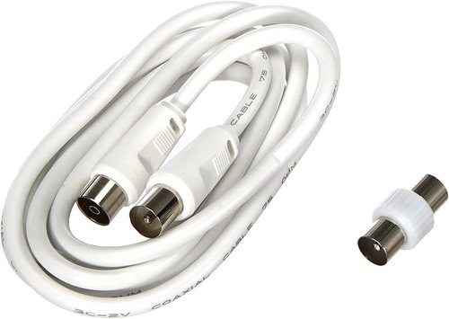 Meliconi 497100 Antenna cable 75 Ohm, 2m - Coaxial Cable - Main image