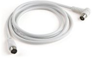 Meliconi 497101 Antenna cable 75 Ohm with 90° plug, 2m - Coaxial Cable