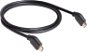 Meliconi 497015 HDMI High Speed Ethernet cable with 45° plug ideal for Slim TV, 1.5 m for A/V p - Video Cable
