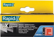 RAPID 53/8mm, 2500pcs, stainless steel, box - Heavy-Duty Staples