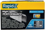 RAPID 28/10mm, 5x1000pcs, box - Heavy-Duty Staples