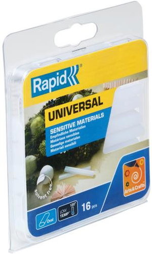 RAPID Ovál×94 mm, průhledné, 16ks, blistr - Glue Gun Refill - Main image