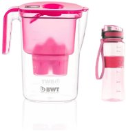 BWT VIDA pink + outdoor sports bottle peony - Filter Kettle