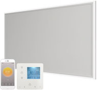 InfraTherm Ceiling Infrared Panel Ceiling LED 800 W 128 × 63 cm, LED light, WiFi, thermostat - Infrared Heater Panel